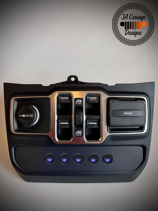 Jeep Wrangler JL/Gladiator JT Aux Switch Panel (full)