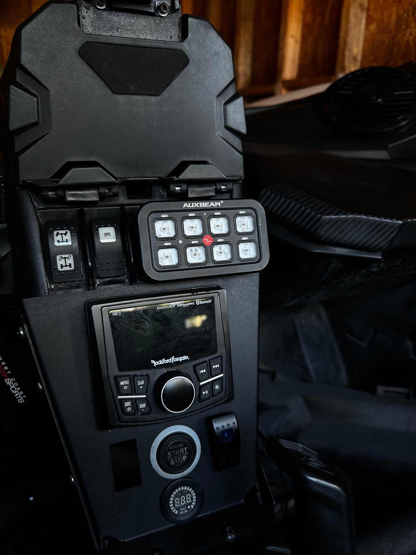 Auxbeam 6/8 Gang Mount for Can Am X3